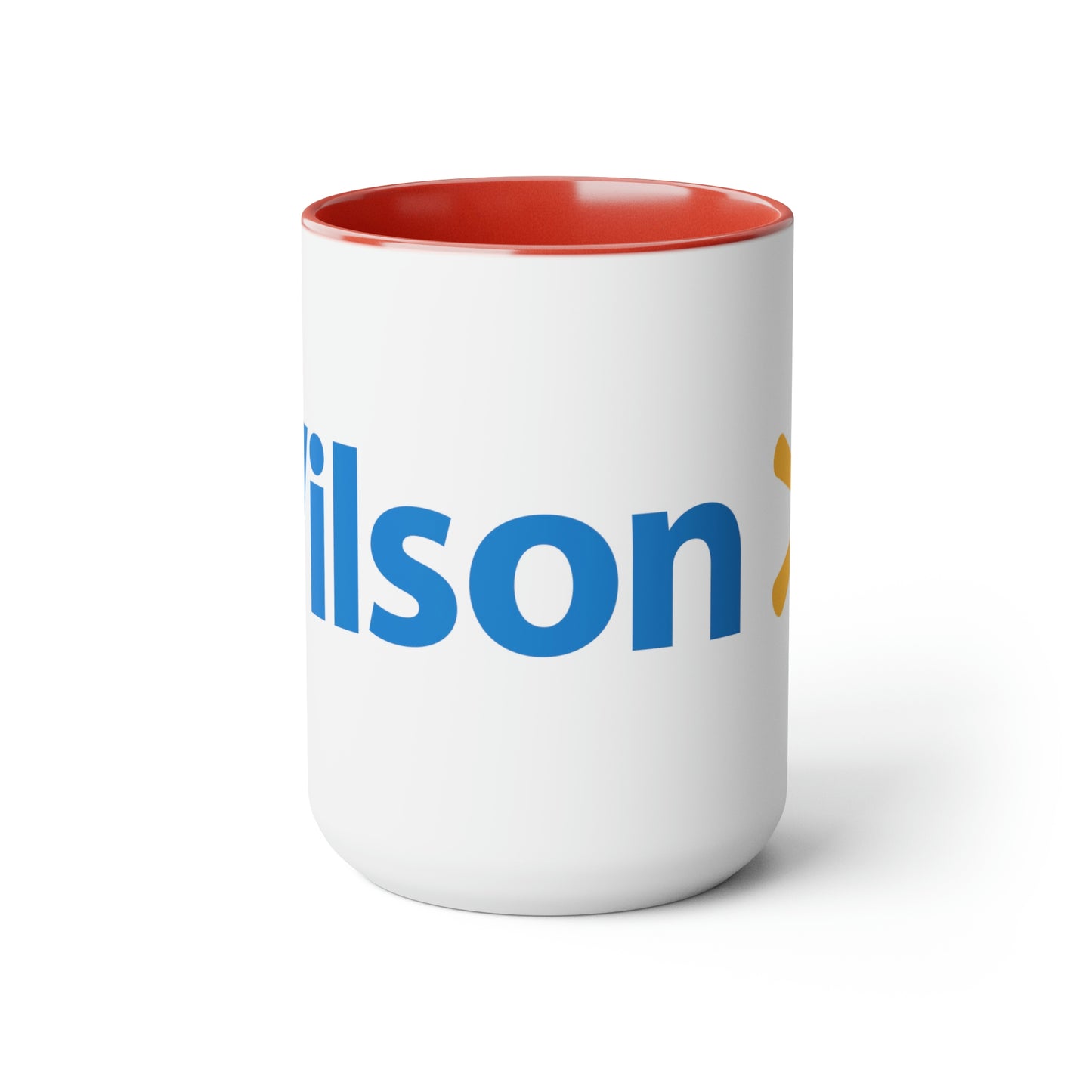 Wilson Accented Coffee Mugs, 15oz