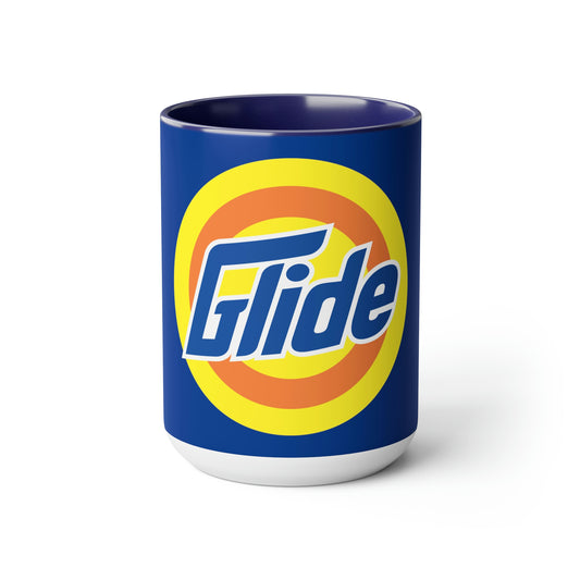 Glide Accented Coffee Mugs, 15oz