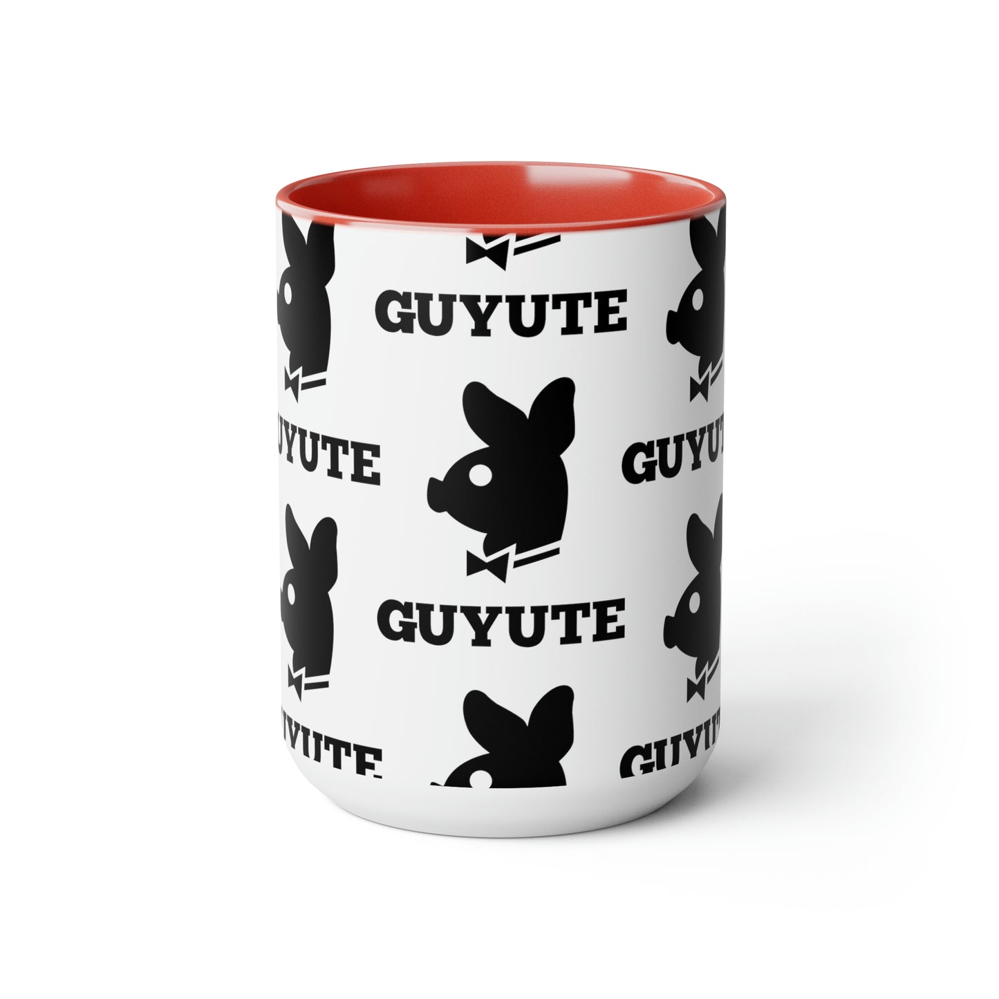 Guyute Accented Coffee Mugs, 15oz