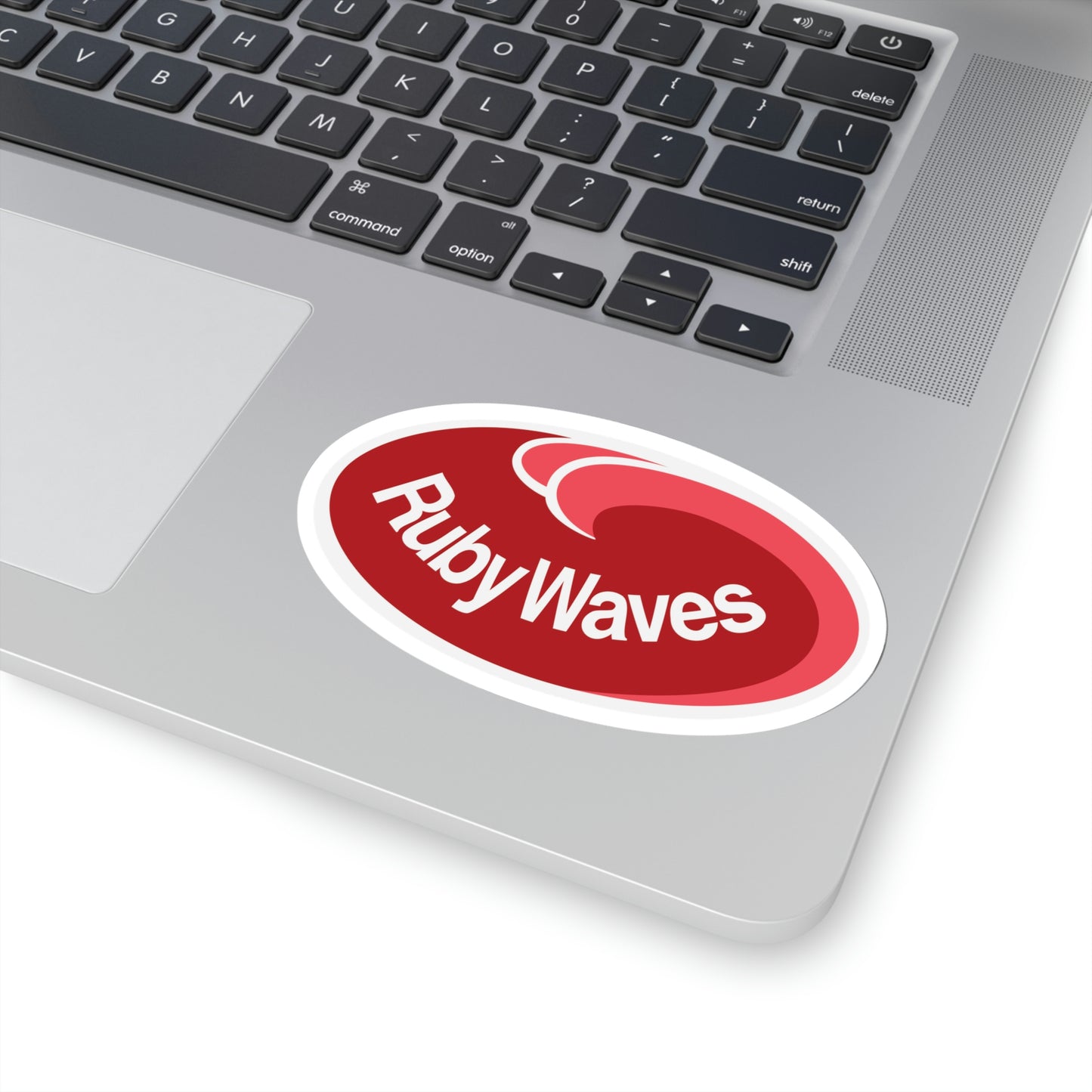Ruby Waves Sticker
